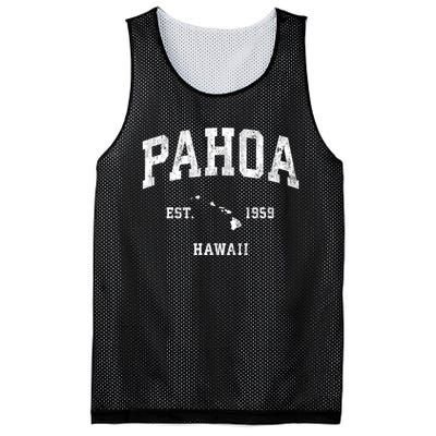 Pahoa Hawaii Hi Vintage Athletic Established Mesh Reversible Basketball Jersey Tank