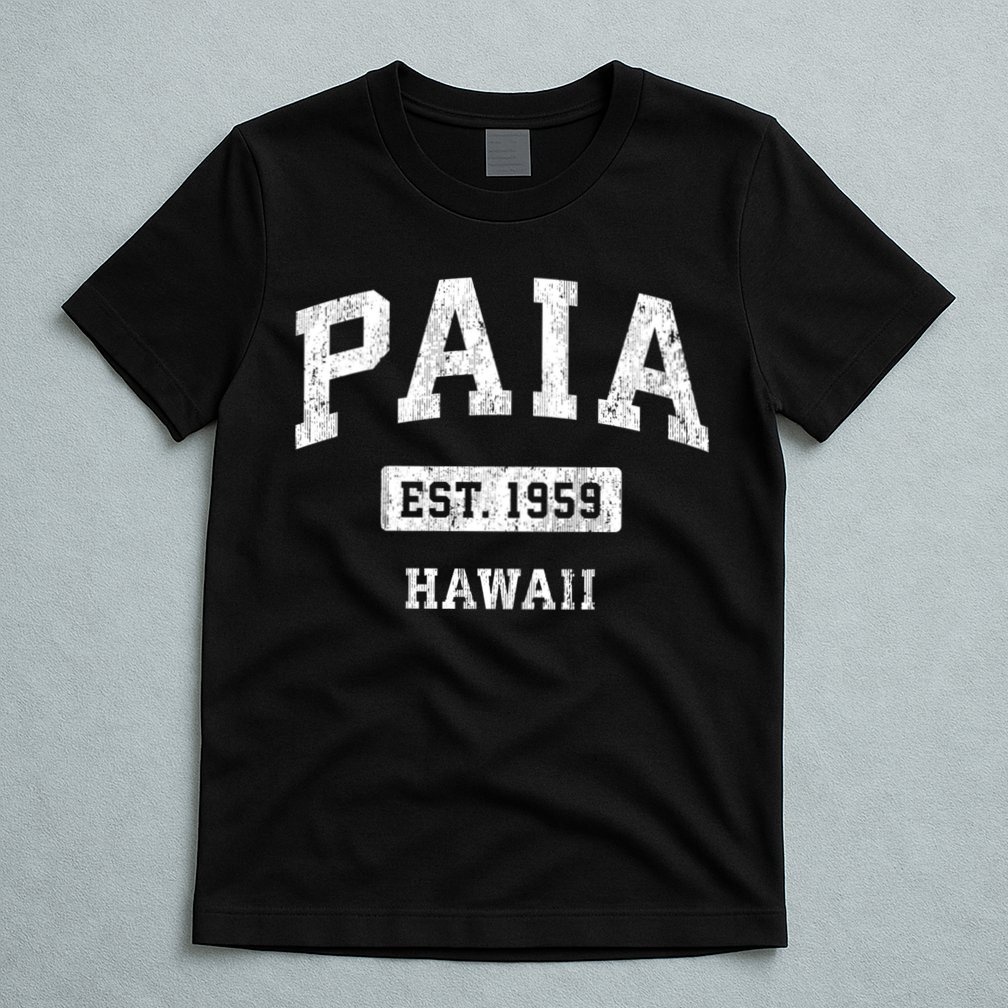 Paia Hawaii Hi Vintage Sports Established T-Shirt