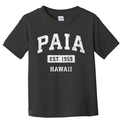 Paia Hawaii Hi Vintage Sports Established Toddler T-Shirt