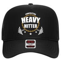 Powerlifting Heavy Hitter Vintage Gym Powerlifter High Crown Mesh Back Trucker Hat