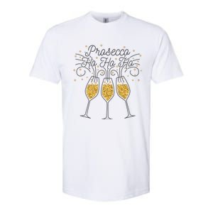 Prosecco Ho Ho Ho Gift Softstyle CVC T-Shirt