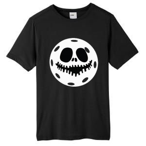 Pickleball Halloween Horror Scary Skull Tall Fusion ChromaSoft Performance T-Shirt