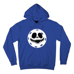 Pickleball Halloween Horror Scary Skull Hoodie