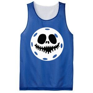 Pickleball Halloween Horror Scary Skull Mesh Reversible Basketball Jersey Tank