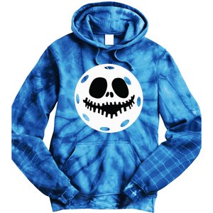 Pickleball Halloween Horror Scary Skull Tie Dye Hoodie