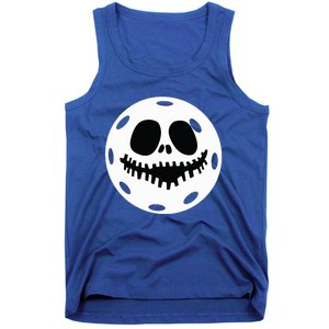 Pickleball Halloween Horror Scary Skull Tank Top