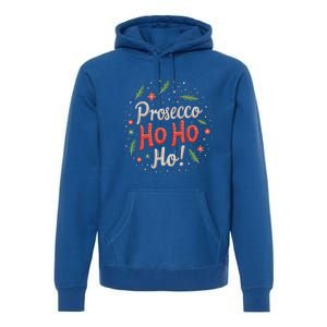 Prosecco Ho Ho Ho! Funny Wine Lovers Cool Gift Premium Hoodie