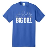 Pickleball Heartbeat IM Kind Of A Big Dill Paddleball Gift Tall T-Shirt