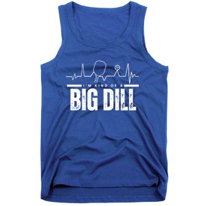 Pickleball Heartbeat IM Kind Of A Big Dill Paddleball Gift Tank Top