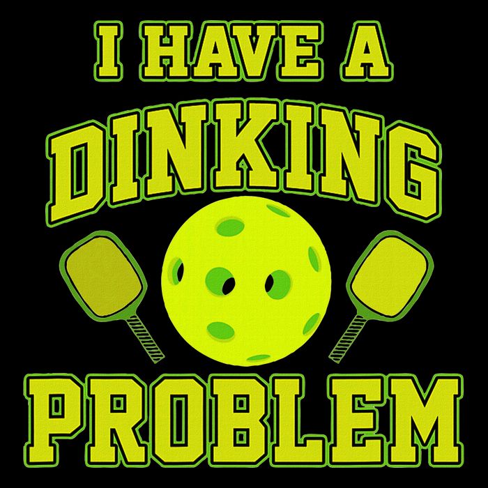 Pickleball Humor I Have A Dinking Problem Funny Cooling Performance Crew T-Shirt