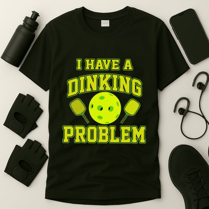 Pickleball Humor I Have A Dinking Problem Funny T-Shirt