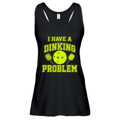 Pickleball Humor I Have A Dinking Problem Funny Ladies Essential Flowy Tank