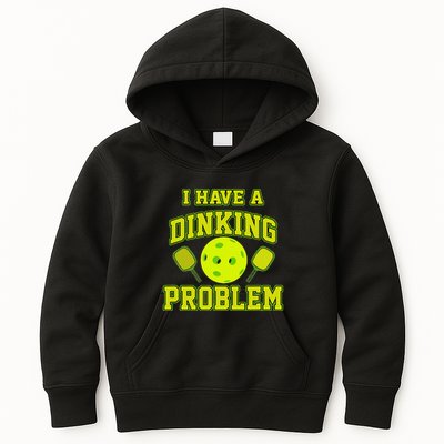 Pickleball Humor I Have A Dinking Problem Funny Kids Hoodie