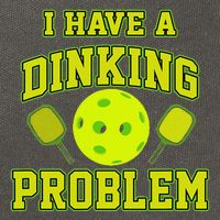 Pickleball Humor I Have A Dinking Problem Funny Cotton Canvas Backpack
