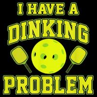 Pickleball Humor I Have A Dinking Problem Funny 7-Panel Snapback Hat