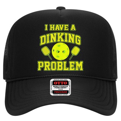 Pickleball Humor I Have A Dinking Problem Funny Trucker Hat