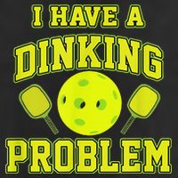 Pickleball Humor I Have A Dinking Problem Funny Trucker Hat