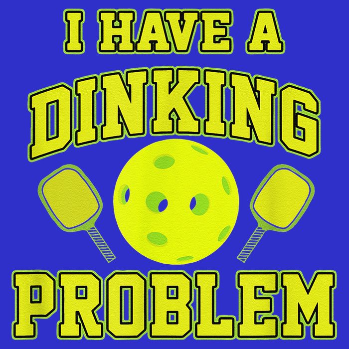 Pickleball Humor I Have A Dinking Problem Funny Button