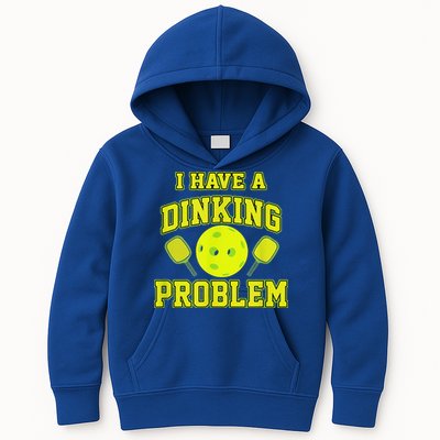 Pickleball Humor I Have A Dinking Problem Funny Kids Hoodie