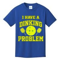 Pickleball Humor I Have A Dinking Problem Funny Kids T-Shirt