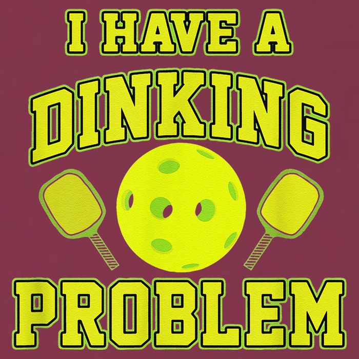 Pickleball Humor I Have A Dinking Problem Funny 16oz Travel Tumbler