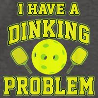Pickleball Humor I Have A Dinking Problem Funny Vector Backpack