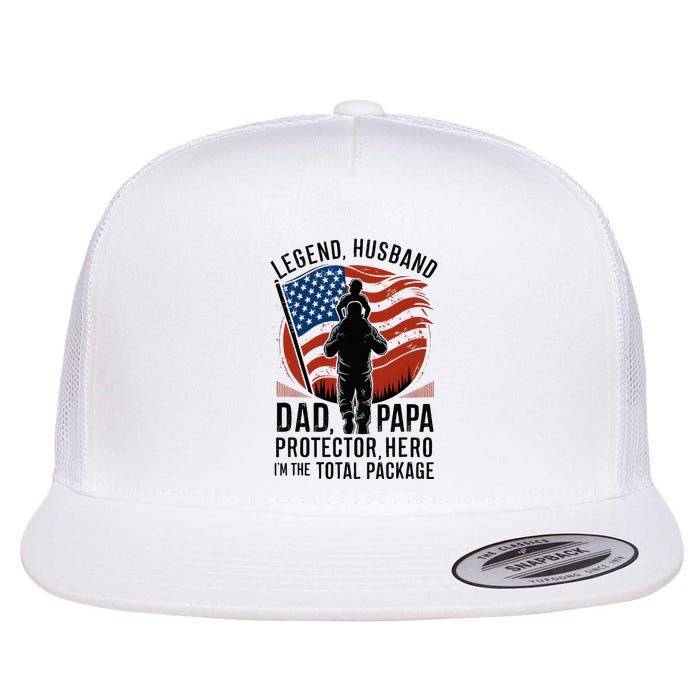 Protector. Hero. IM The Total Package Flat Bill Trucker Hat