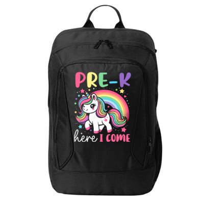 Prek Here I Come Unicorn Girl Back To School City Backpack