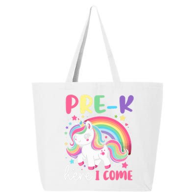 Prek Here I Come Unicorn Girl Back To School 25L Jumbo Tote