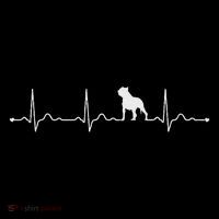 Pitbull Heartbeat I Love My Pitbull High Crown Mesh Back Trucker Hat