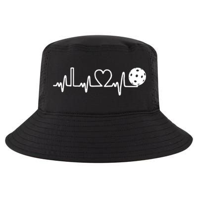 Pickleball Heartbeat! I Love Pickleball TShirt Cool Comfort Performance Bucket Hat