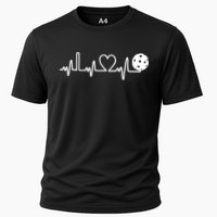 Pickleball Heartbeat! I Love Pickleball TShirt Cooling Performance Crew T-Shirt