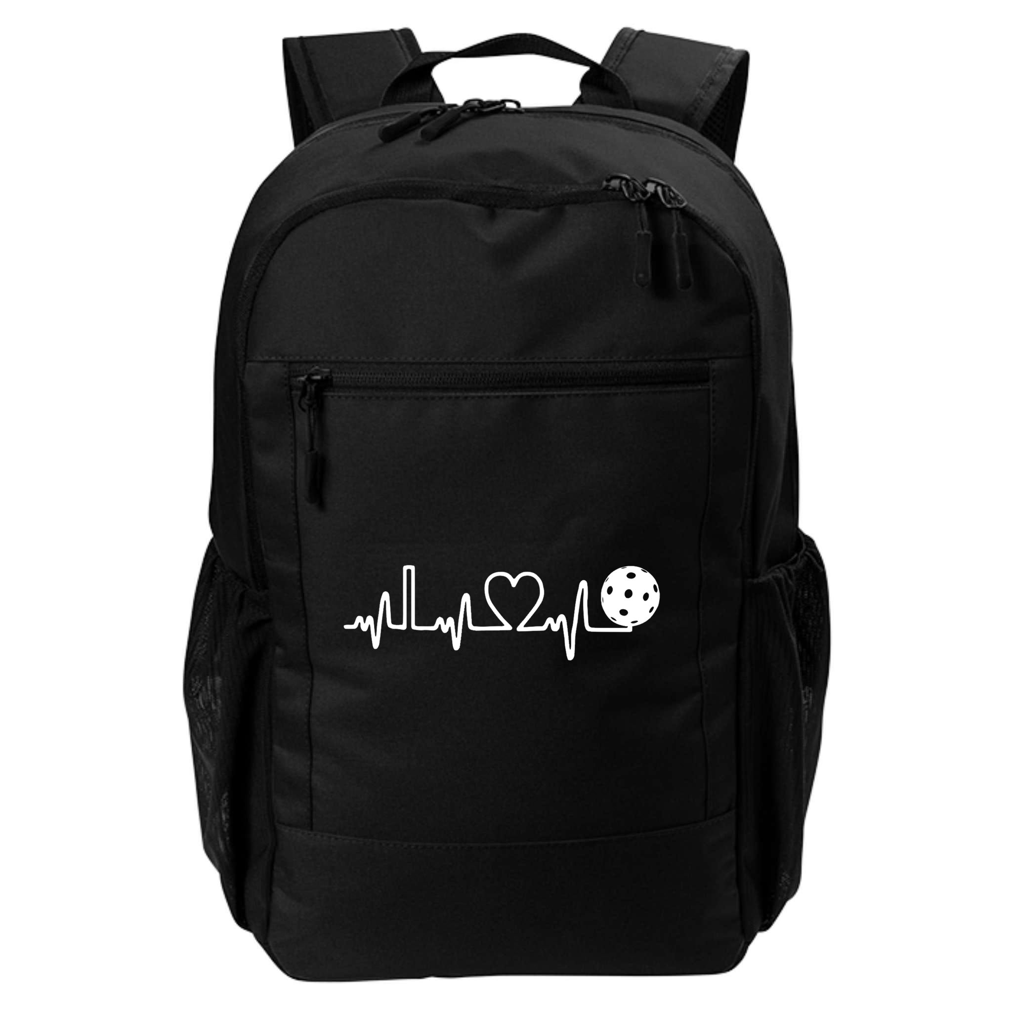Pickleball Heartbeat! I Love Pickleball TShirt Backpack