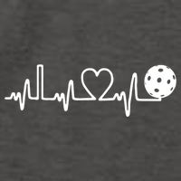 Pickleball Heartbeat! I Love Pickleball TShirt Vector Backpack