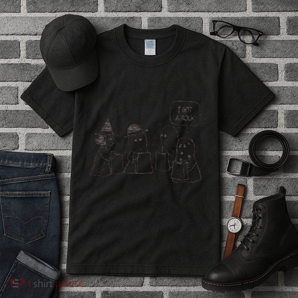 Peanuts Halloween I Got A Rock Tall T-Shirt