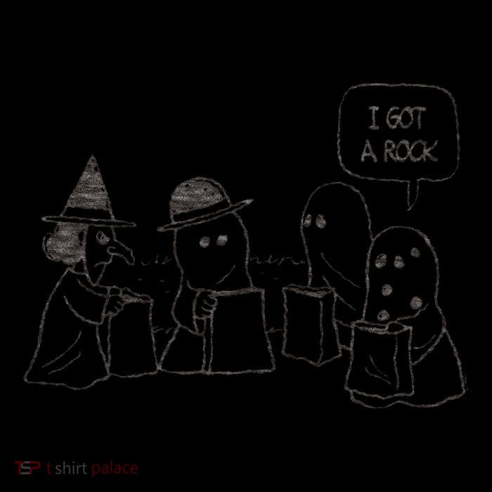 Peanuts Halloween I Got A Rock Poster