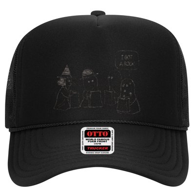 Peanuts Halloween I Got A Rock Trucker Hat
