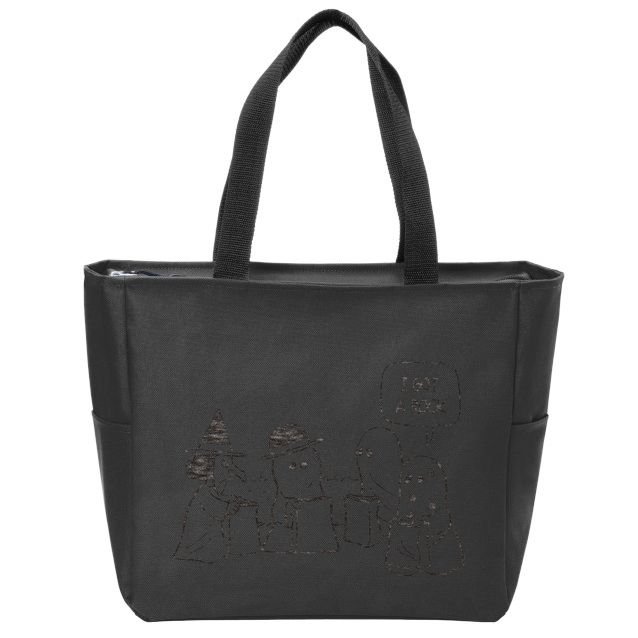 Peanuts Halloween I Got A Rock Zip Tote Bag