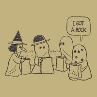 Peanuts Halloween I Got A Rock Button