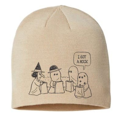 Peanuts Halloween I Got A Rock Sustainable Beanie
