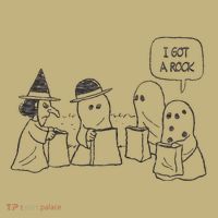 Peanuts Halloween I Got A Rock Magnet
