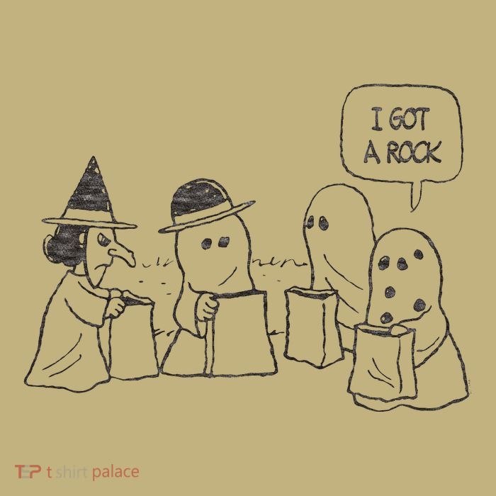 Peanuts Halloween I Got A Rock Magnet
