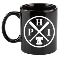 Philadelphia Baseball Emblem Retro Philly Team 11oz C Handle Ceramic Mug