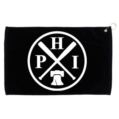 Philadelphia Baseball Emblem Retro Philly Team Grommeted Golf Towel