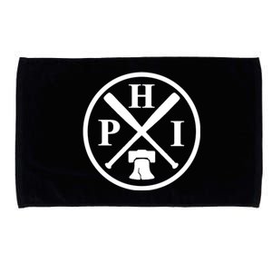 Philadelphia Baseball Emblem Retro Philly Team Microfiber Hand Towel