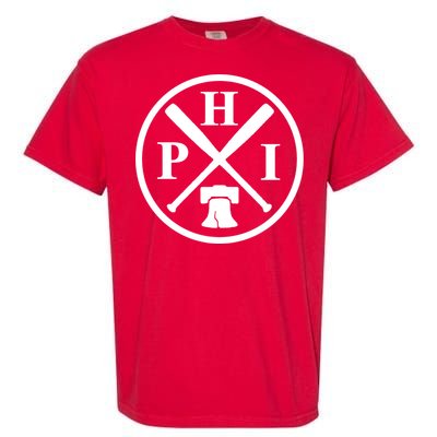 Philadelphia Baseball Emblem Retro Philly Team Garment-Dyed Heavyweight T-Shirt