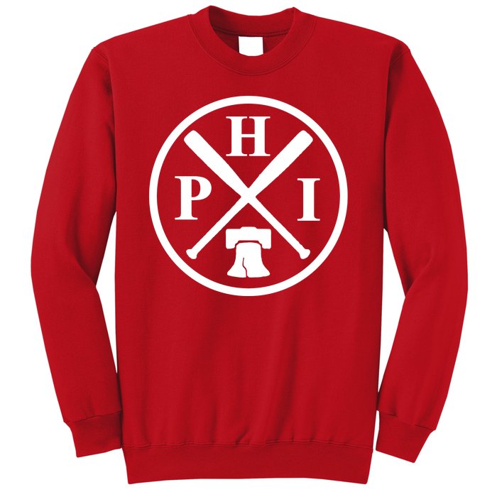 Philadelphia Baseball Emblem Retro Philly Team Sweatshirt