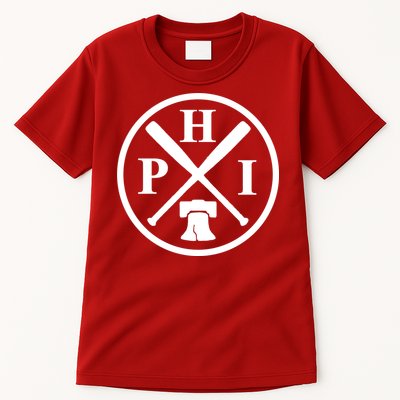 Philadelphia Baseball Emblem Retro Philly Team Tall T-Shirt