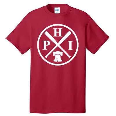 Philadelphia Baseball Emblem Retro Philly Team Tall T-Shirt