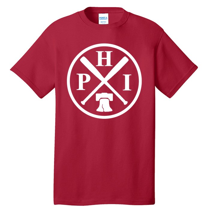 Philadelphia Baseball Emblem Retro Philly Team Tall T-Shirt